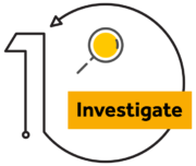 01investigate We investigate and research the project based on the objectives. This then helps us to determine the audience, strategy and the tone of communications.